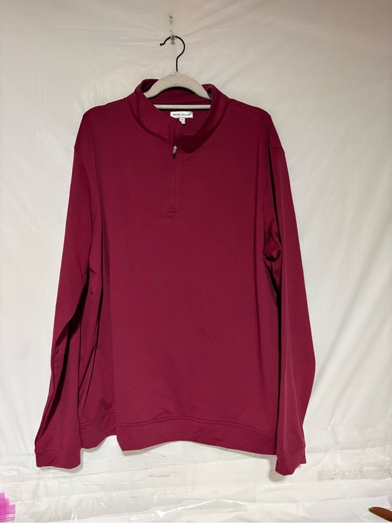 Peter Millar Other - Peter Millar Men's Wine Zip-Up Pullover